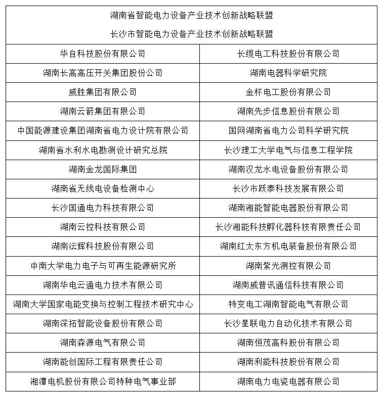 恭贺“智能电力联盟”纳入湖南省省级产业技术创新战略联盟试点单位——记联盟的创新发展之路